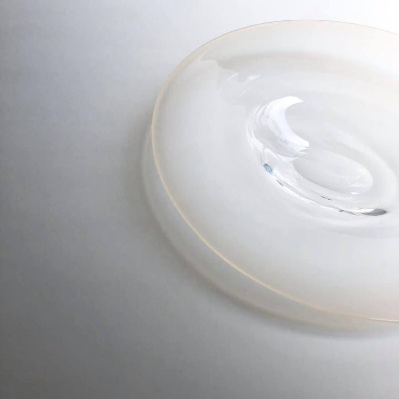 Assiette en verre